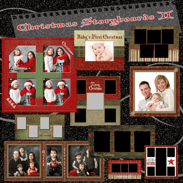 Jibz easy load Holiday photoshop templates