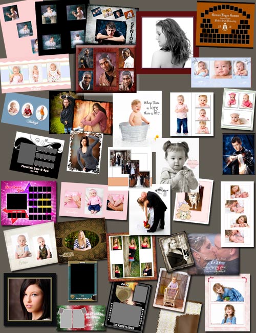 Photoshop templates and PS actions kit3