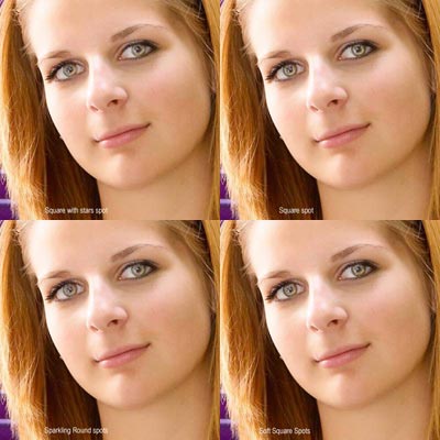 Hollywood Eyes drop in ring light effects 