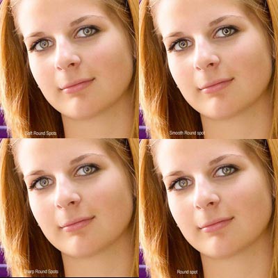 Hollywood Eyes drop in ring light effects 