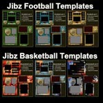 Sport photo templates and actions